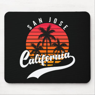 Mousepad Pad do mouse Retro Sunset San Jose