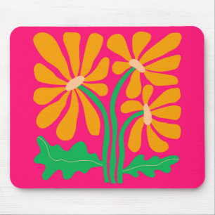 Mousepad Pad do mouse rosa com ventilador traseiro