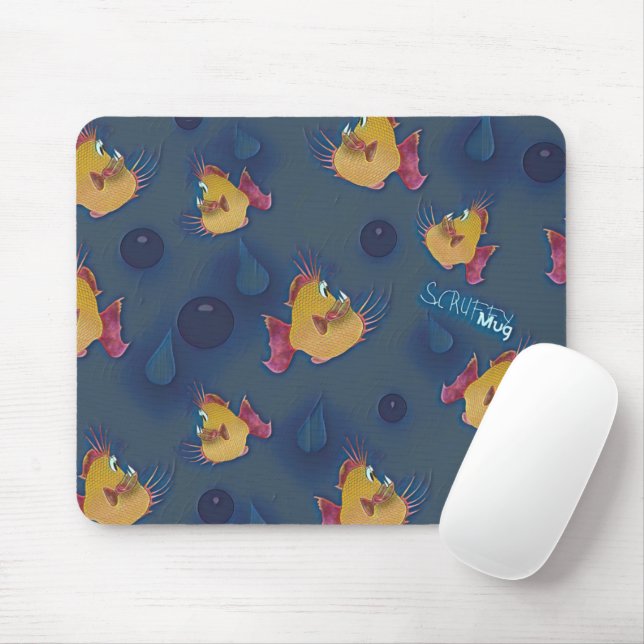 Mousepad Pad do mouse ScruffyMugArtGallery (Com mouse)