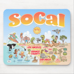 Mousepad Pad do mouse SoCal Bonito