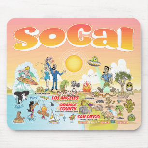 Mousepad Pad do mouse SoCal mais avançado