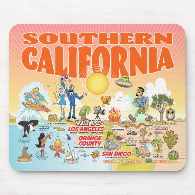 Mousepad Pad do mouse SoCal mais avançado (Frente)