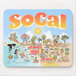 Mousepad Pad do mouse SoCal mais avançado