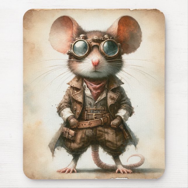 Mousepad Pad do mouse Steampunk (Frente)