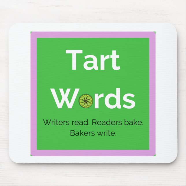 Mousepad Pad do mouse Tart Words (Frente)