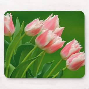 Mousepad Pad do mouse Tulipas Rosa