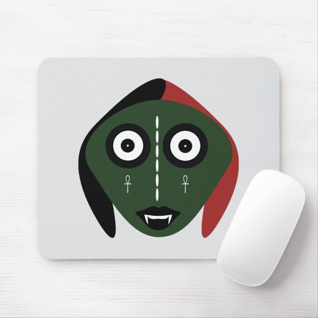 Mousepad Pad do mouse verde boso (Com mouse)