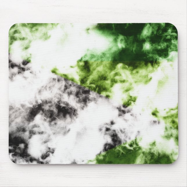 Mousepad Pad do mouse verde e preto (Frente)