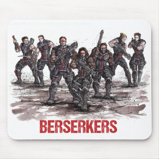 Mousepad Pad do Rato Berserkers (Frente)