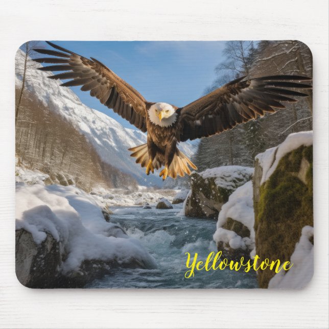 Mousepad Pad do Rato de Águia Yellowstone (Frente)