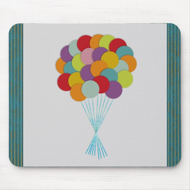 Mousepad Pad do rato de Balões (Frente)