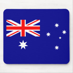Mousepad Pad do Rato de Bandeira Australiano Patriótico