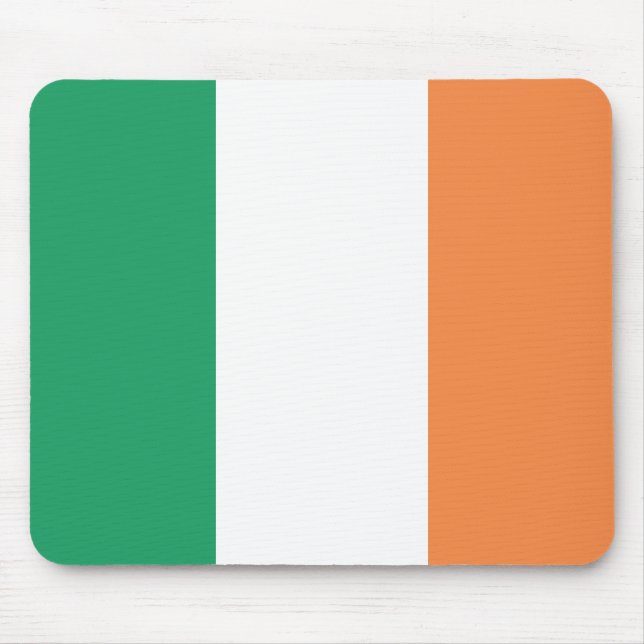 Mousepad Pad do Rato de Bandeira da Irlanda (Frente)