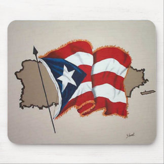 Mousepad Pad do Rato de Bandeira de Porto Rico!