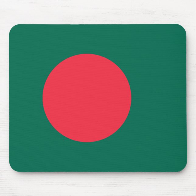 Mousepad Pad do Rato de Bandeira do Bangladesh Patriótico (Frente)