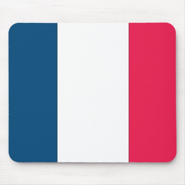 Mousepad Pad do Rato de Bandeira Francês (Frente)