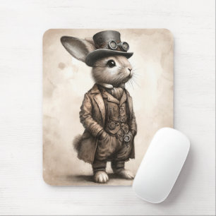 Mousepad Pad do rato de Coelho Steampunk
