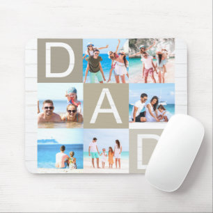 Mousepad Pad do Rato de Colagem de Fotografias do Dia de os