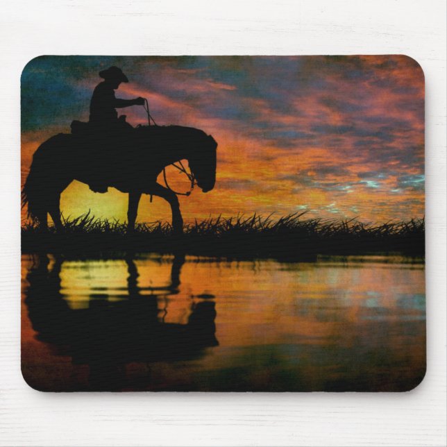 Mousepad Pad do Rato de Cowboy (Frente)