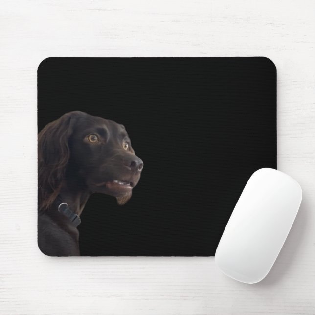Mousepad Pad do Rato de Memória do Cachorro Confuso (Com mouse)