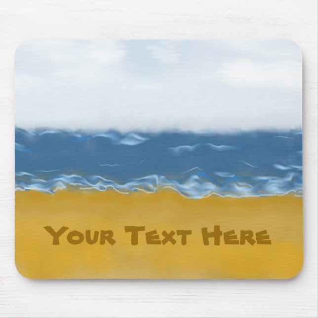 Mousepad Pad do rato de praia (Frente)