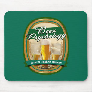 Mousepad Pad do Rato de Psicologia da Cerveja