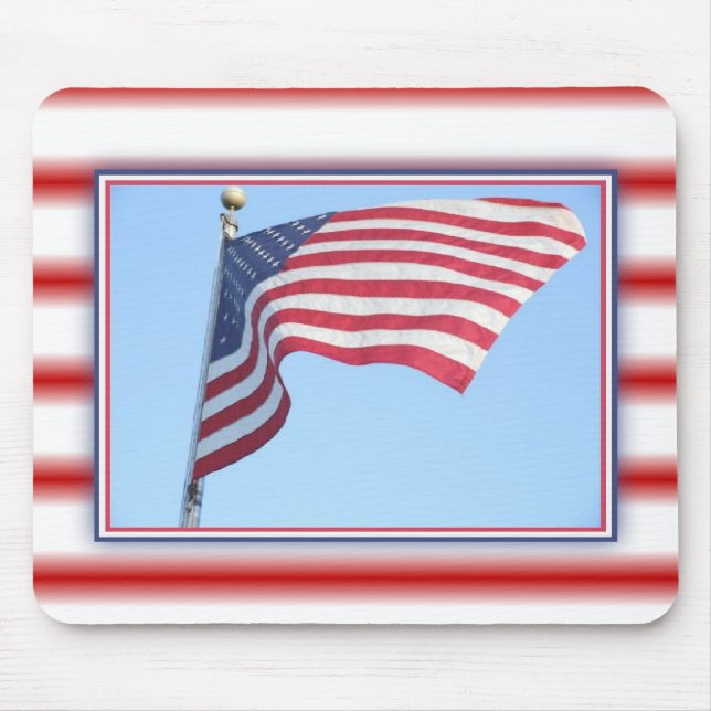 Mousepad Pad do Rato de Sinalizador América (Frente)