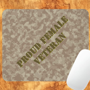 Mousepad Pad Do Rato De Tan Camo, Areia Veterana Orgulhosa