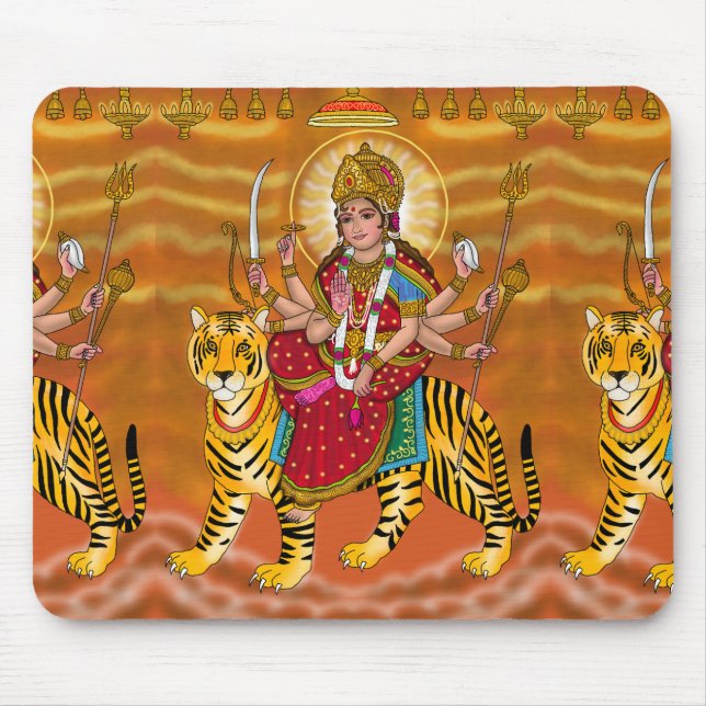 Mousepad Pad do Rato Deusa Durga (Frente)