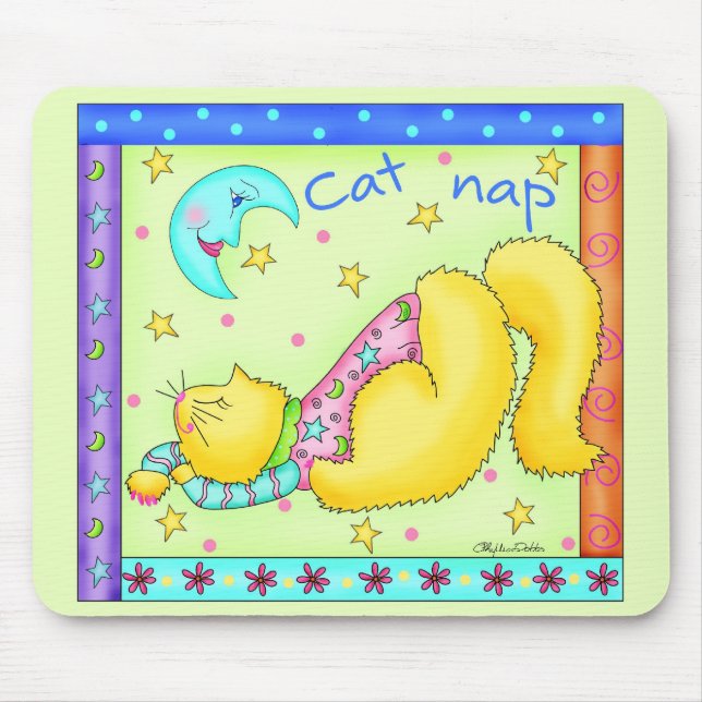 Mousepad Pad do Rato do Cat Nap (Frente)