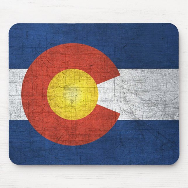 Mousepad Pad do Rato do Colorado Flag (Frente)