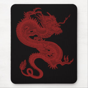 Mousepad Pad do Rato do Dragão Vermelho