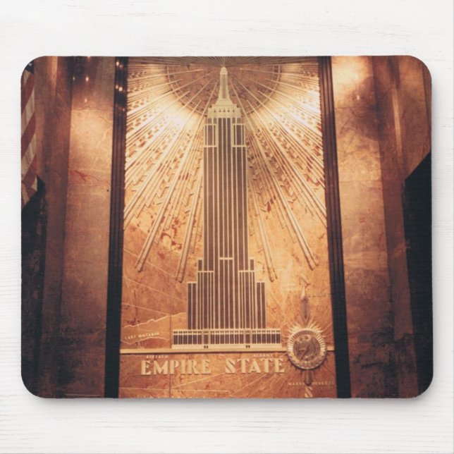 Mousepad Pad do Rato do Empire State Building (Frente)