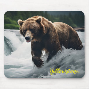 Mousepad Pad do Rato do Urso Yellowstone