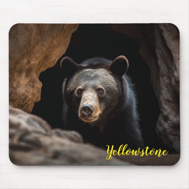 Mousepad Pad do Rato do Urso Yellowstone (Frente)