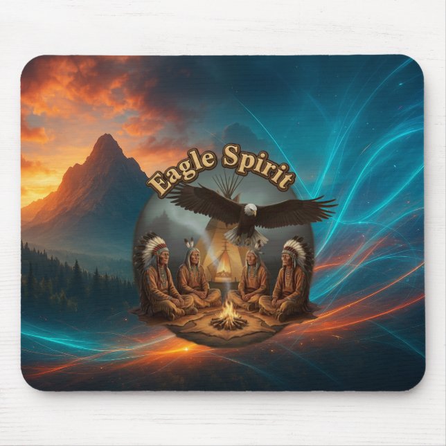 Mousepad Pad do Rato Espirituoso da Águia (Frente)