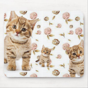 Mousepad Pad do Rato Floral Kitten!