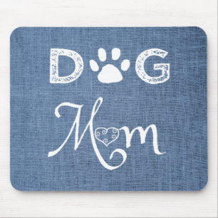 Mousepad Pad do Rato Mãe de Cachorro Azul