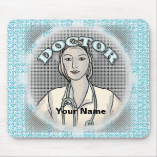 Mousepad Pad do Rato Médico da Mulher