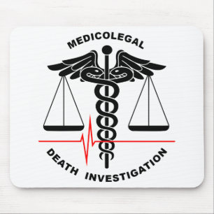 Mousepad Pad do Rato Médico de Investigação de Morte
