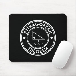 Mousepad Pad do Rato Negro Teorema de Pitagoreano