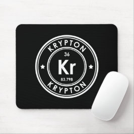 Mousepad Pad do Rato Preto do Elemento Krypton