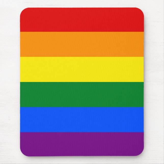 Mousepad Pad do Rato Rainbow Pride (Frente)