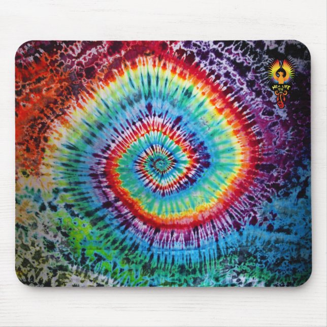 Mousepad Pad do Rato Rainbow Tie Dye (Frente)