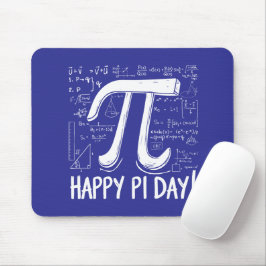 Mousepad Pad Feliz do Mouse Pi Day - Design de Matemática