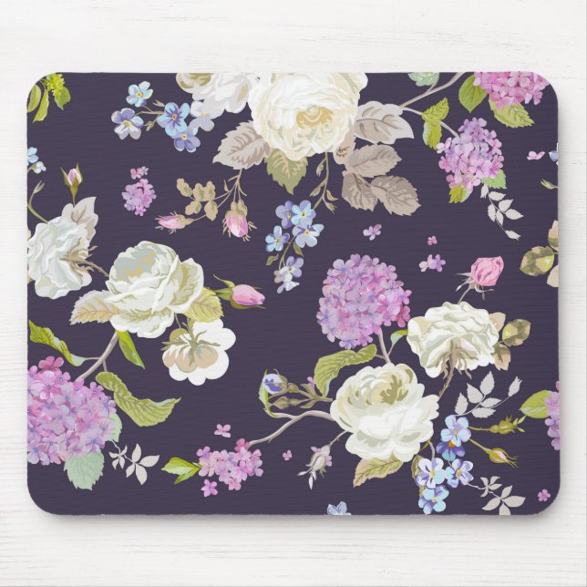 Mousepad Pad Floral do Mouse bonito Flor (Frente)