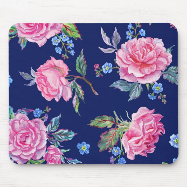 Mousepad Pad Floral do Mouse bonito Flor (Frente)