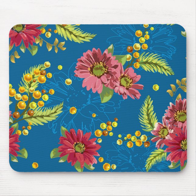 Mousepad Pad Floral do Mouse bonito Flor (Frente)