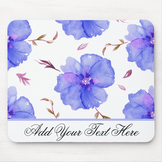 Mousepad Pad Floral do Mouse Personalizado - Ideia Exclusiv (Frente)