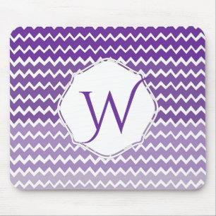 Mousepad Pad Personalizado do Mouse Roxo Chevron